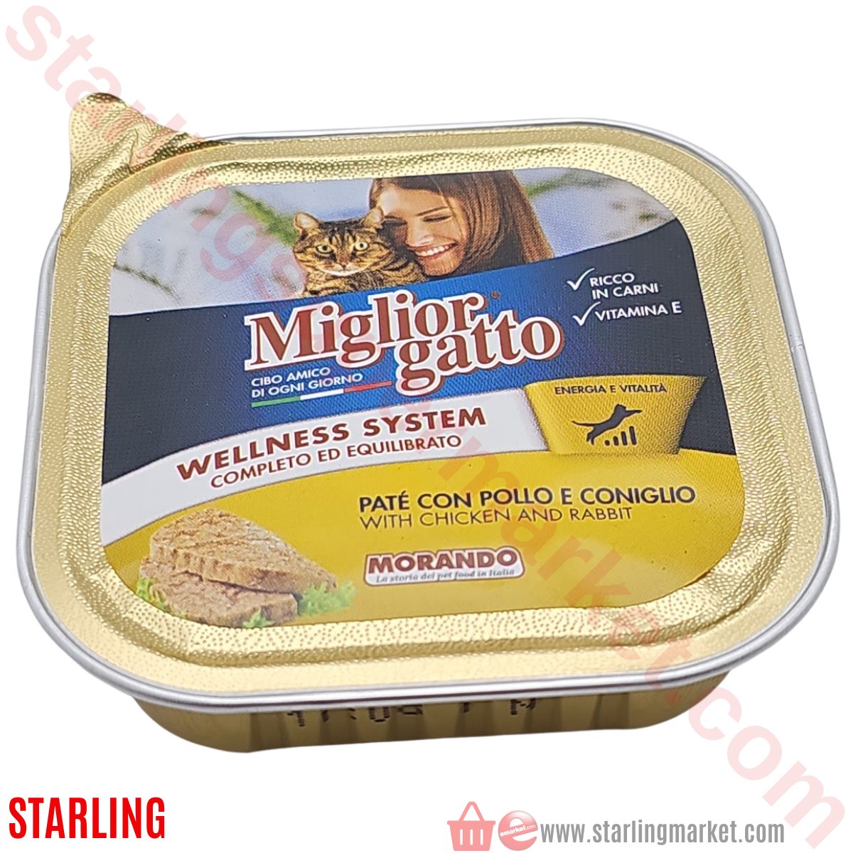 MIGLIORGATTO KEDI MAMASI ISLAK TAVUK-TAVSAN 100 G