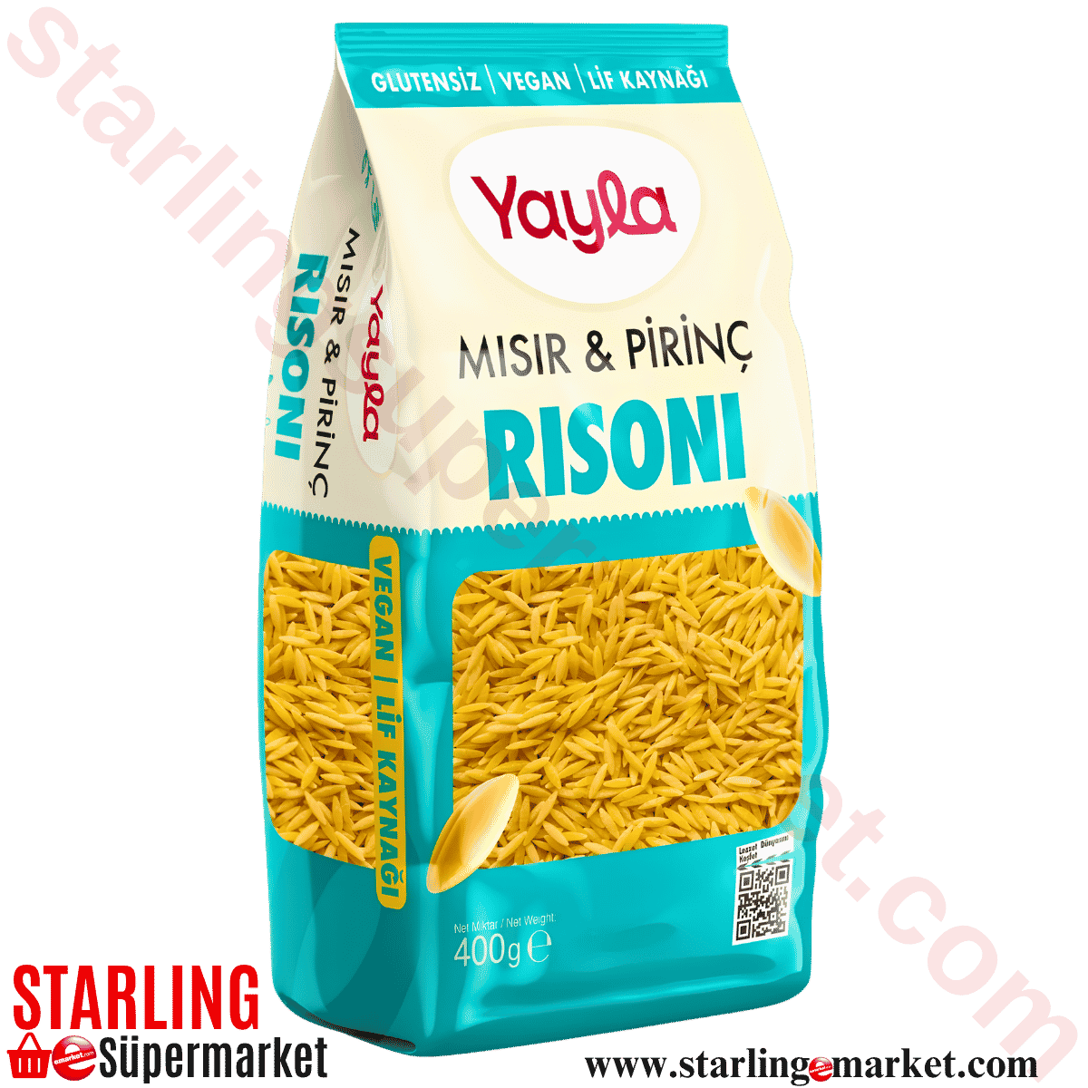 YAYLA MAKARNA MISIR PIRINC RISONI 400 G
