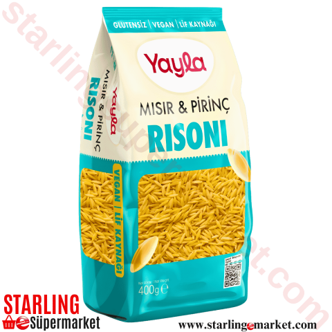 YAYLA MAKARNA MISIR PIRINC RISONI 400 G