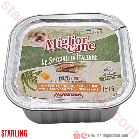 MIGLIORCANE KOPEK MAMASI ISLAK TAVUK-HAVUC 150 G
