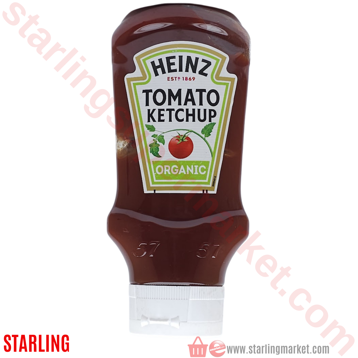 HEINZ KETCAP ORGANIC PLASTIK 580 G