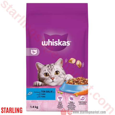 WHISKAS KEDI MAMASI KURU TUNA POSET 1.4 KG