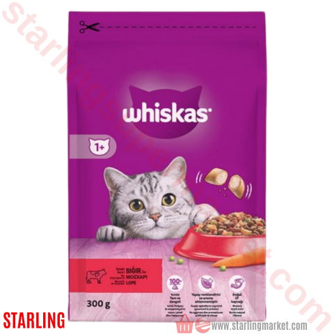 WHISKAS KEDI MAMASI KURU BEEF POSET 300 G