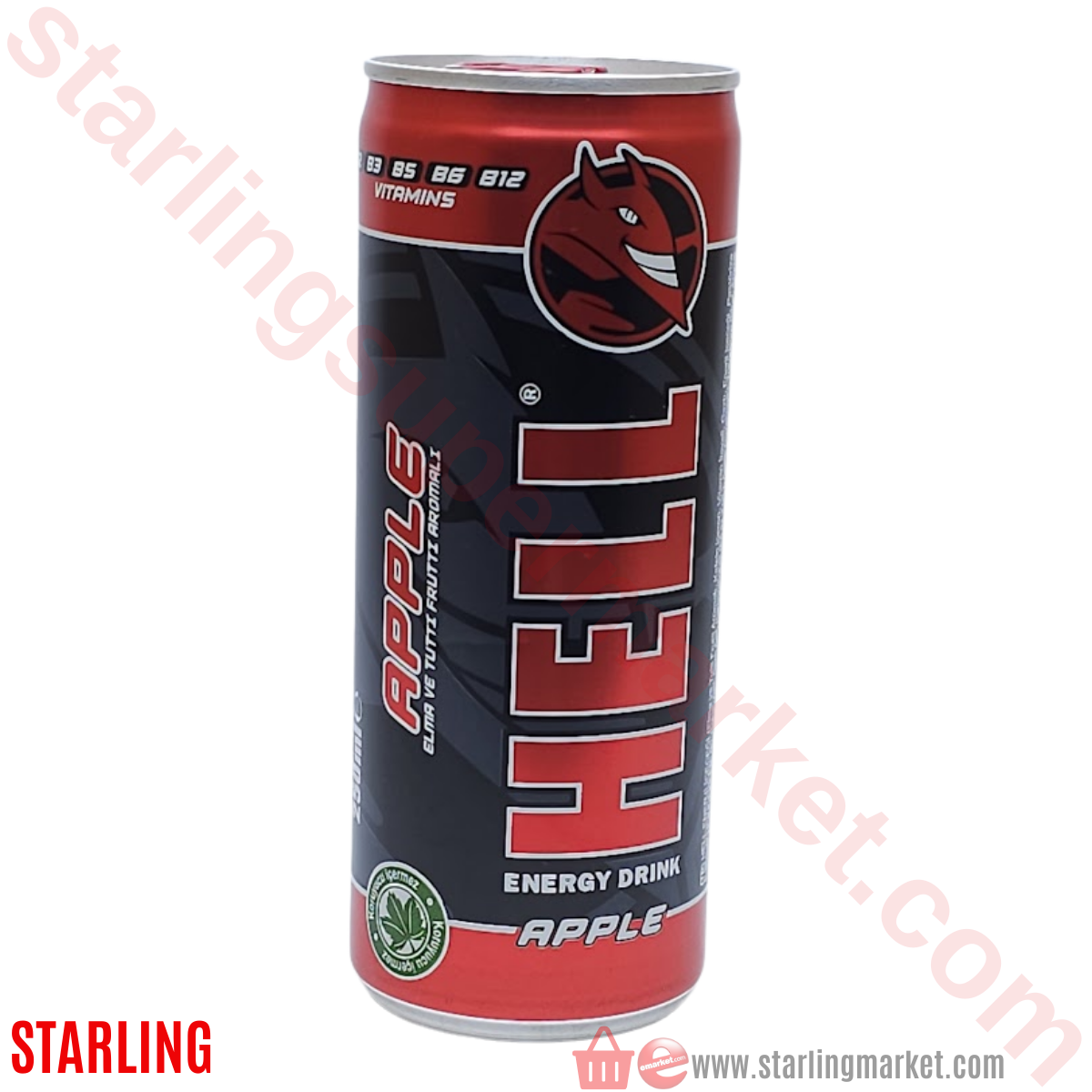 HELL ENERGY DRINK APPLE 250 ML