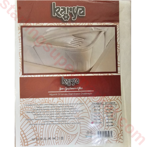 KARYA NANO ALEZ 4 KOSE LASTIK 100*200 CM