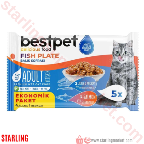 BESTPET KEDI MAMASI ISLAK BALIK EKO 5*85 G