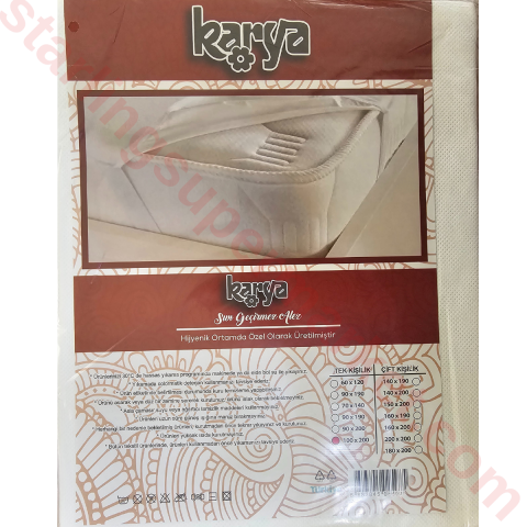 KARYA NANO ALEZ 4 KOSE LASTIK 180*200 CM