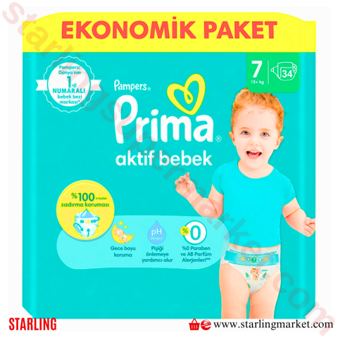 PRIMA BEBEK BEZI FIRSAT PAKETI NO:7 15+ KG