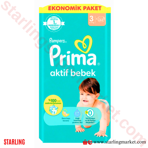 PRIMA BEBEK BEZI FIRSAT PAKETI NO:3 6-10 KG