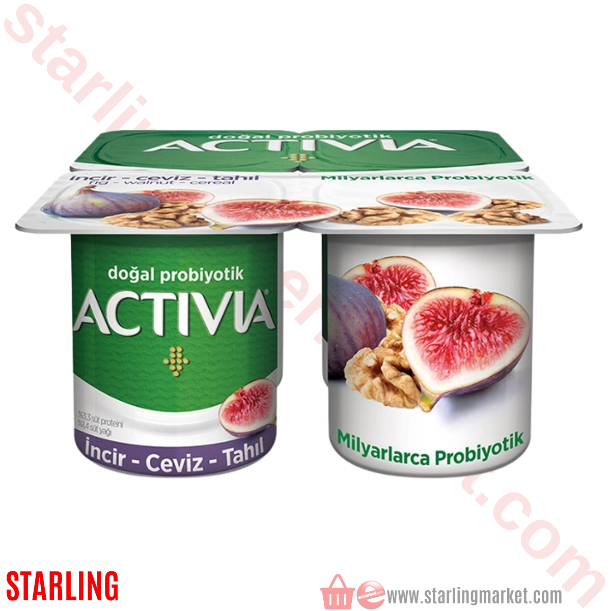 DANONE ACTIVIA INCIR CEVIZ 4*100 G