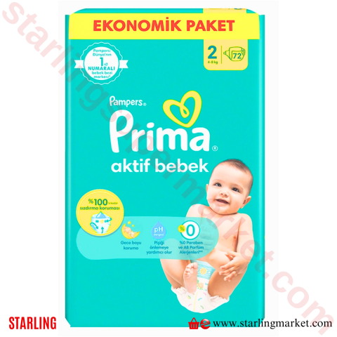PRIMA BEBEK BEZI FIRSAT PAKETI NO:2 4-8 KG