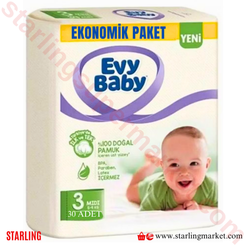 EVY BABY BEBEK BEZI JUMBO MIDI NO 3 5-9 KG