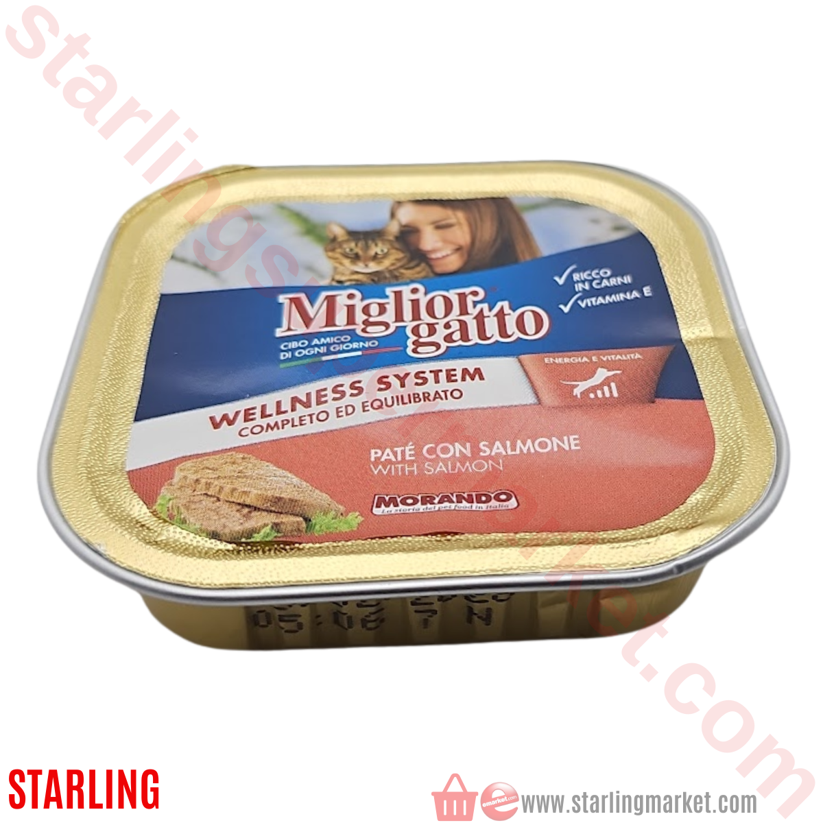 MIGLIORGATTO KEDI MAMASI ISLAK SOMON 100 G