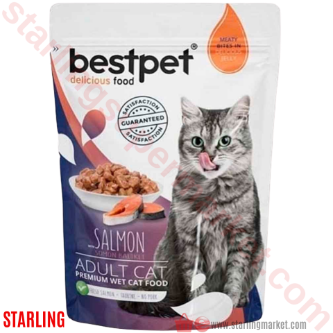 BESTPET KEDI MAMASI ISLAK SOMON JOLE 85 G