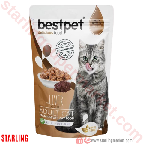 BESTPET KEDI MAMASI ISLAK CIGER JOLE 85 G