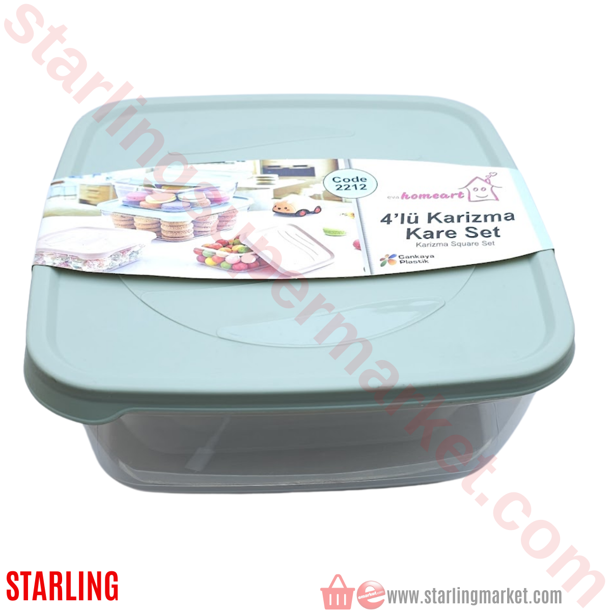 KARIZMA SAKLAMA KABI KARE SET 4 LU