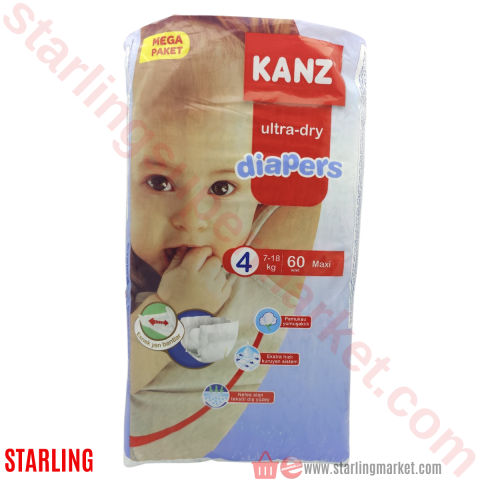KANZ BEBEK BEZI MAXI MEGA NO:4 7-18 KG