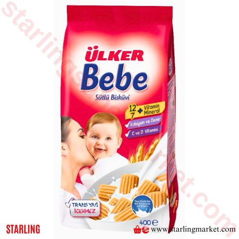 ULKER HERO BABY SUTLU BISKUVI 400 G