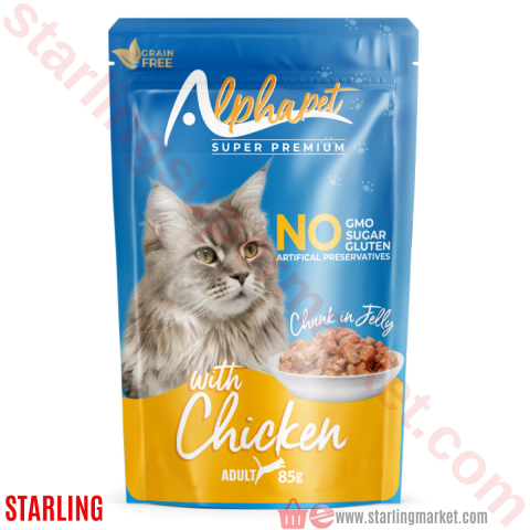 ALPHAPET KEDI MAMASI ISLAK TAVUK JOLE YETIS. 85 G