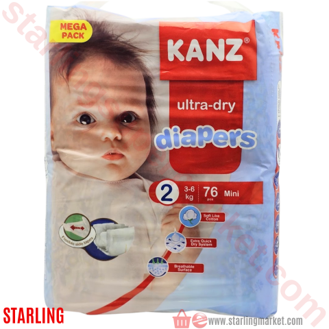 KANZ BEBEK BEZI MINI MEGA NO:2 3-6 KG