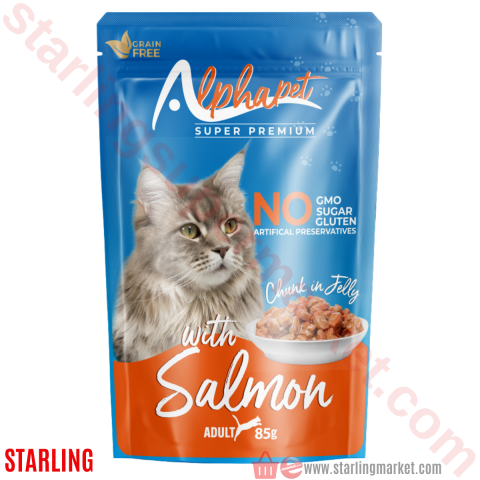 ALPHAPET KEDI MAMASI ISLAK SOMON JOLE YETIS. 85 G