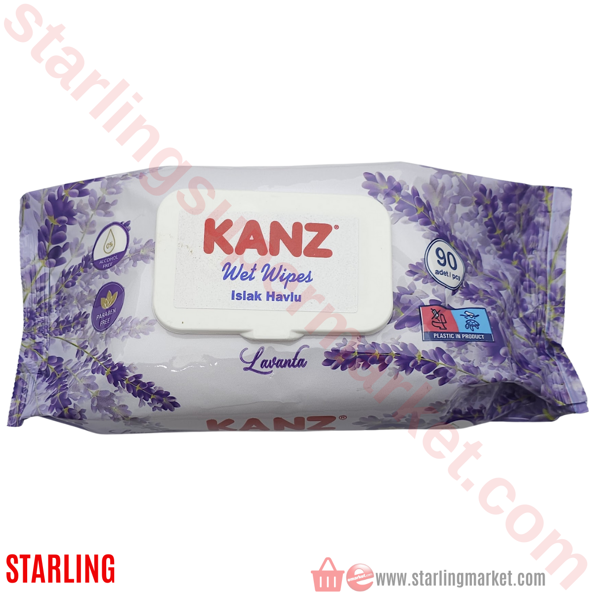 KANZ ISLAK HAVLU LAVANTA 90 LI