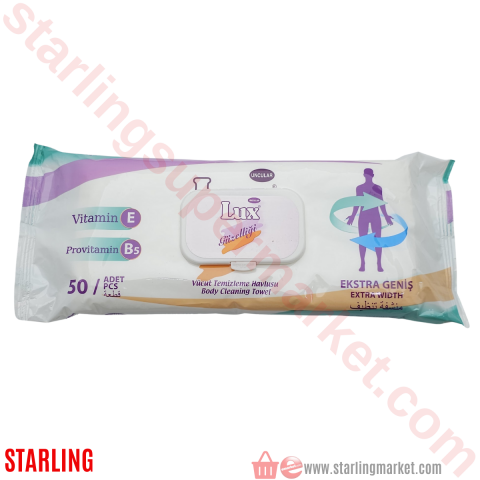 LUX VUCUT TEMIZLEME HAVLUSU 50 LI