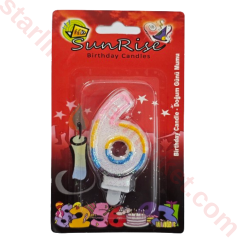 SUNRISE MUM YILDIZLI RAKAMLI NO:6
