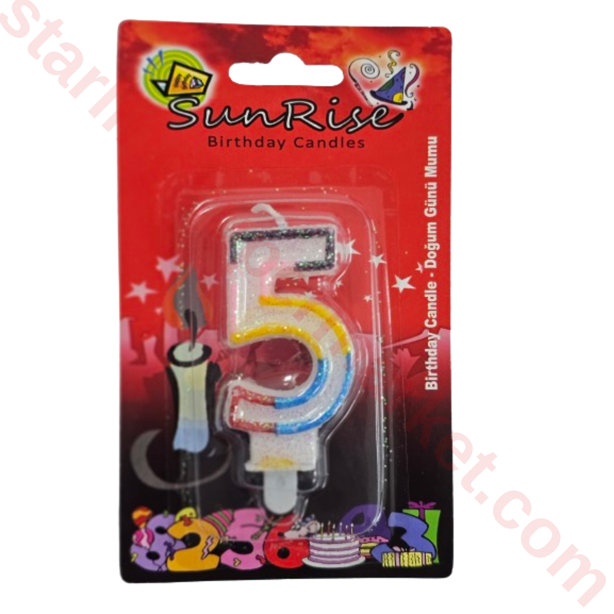 SUNRISE MUM YILDIZLI RAKAMLI NO:5