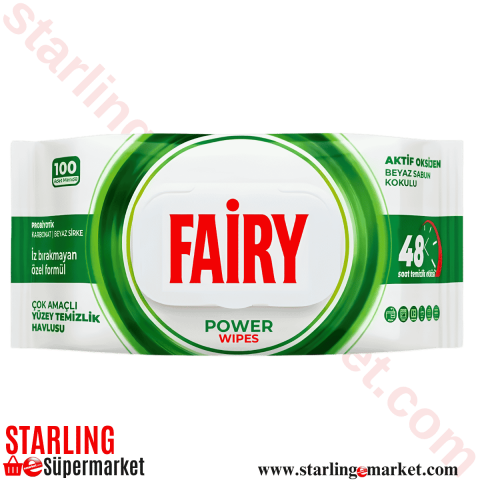 FAIRY YUZEY TEMIZLEME MENDILI B.SABUN KOKU 100 LU