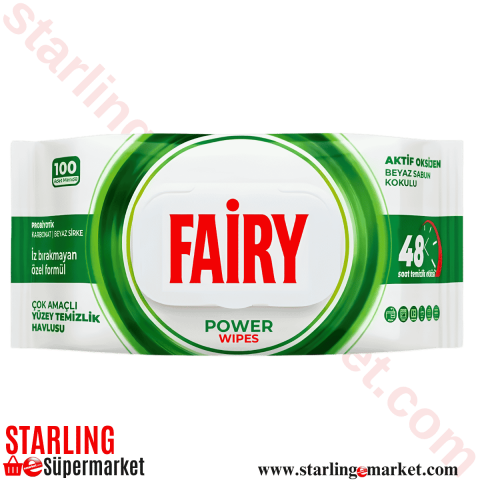 FAIRY YUZEY TEMIZLEME MENDILI B.SABUN KOKU 100 LU