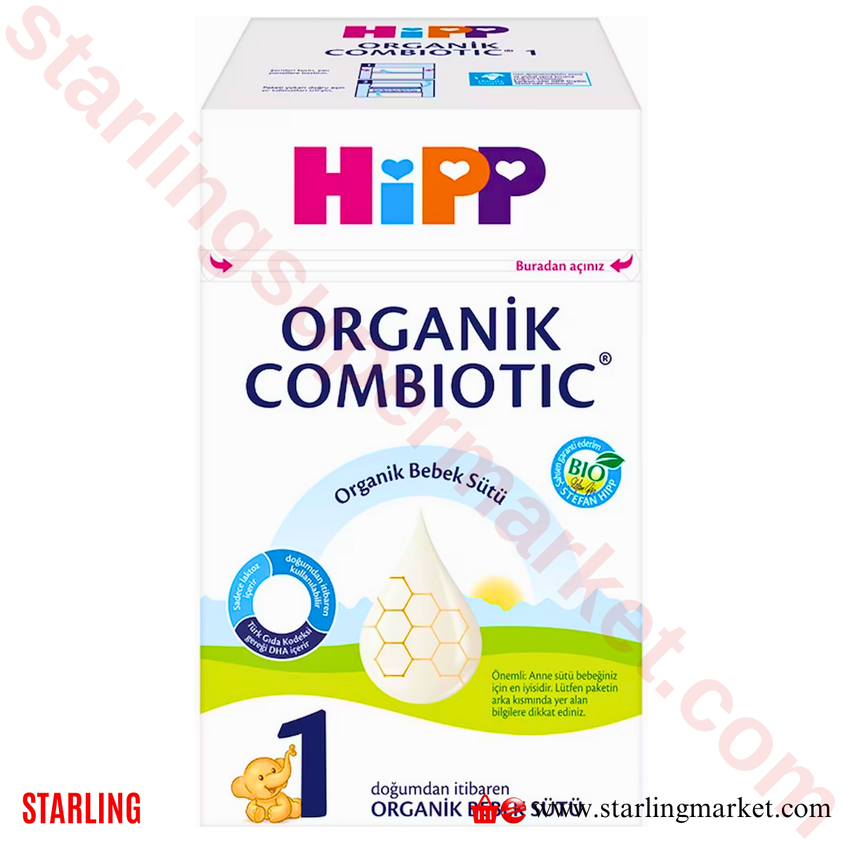 HIPP DEVAM SUTU ORGANIK COMBIOTIC 1 600 G