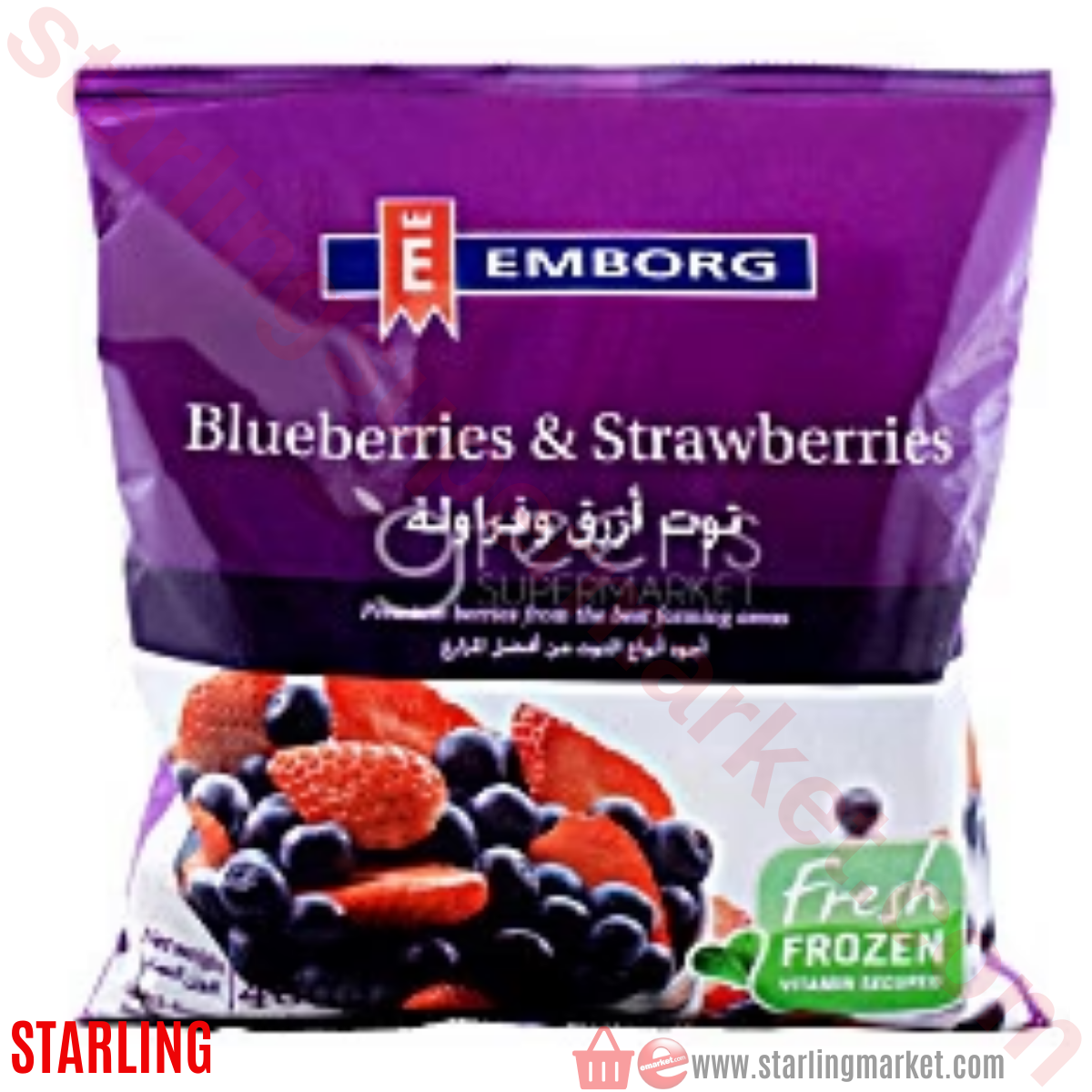 EMBORG CILEK+BLUEBERRIES 400 G
