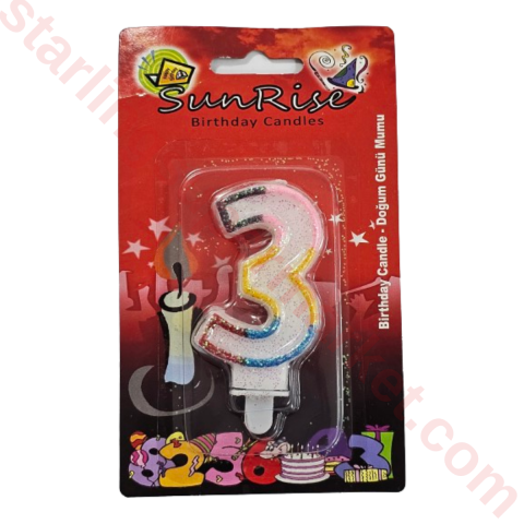 SUNRISE MUM YILDIZLI RAKAMLI NO:3