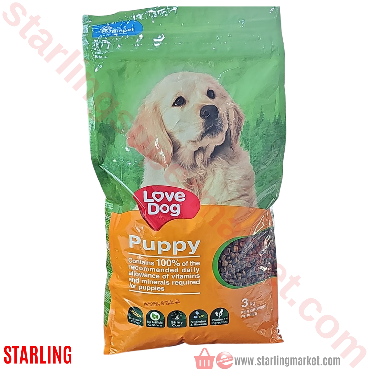 LOVE DOG KOPEK MAMASI KURU PUPIES 3 KG