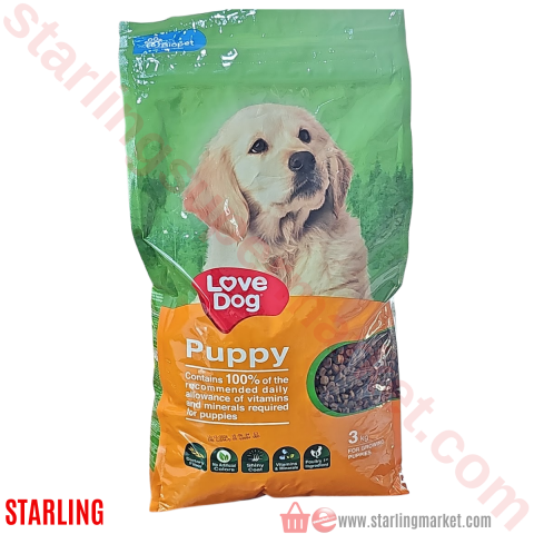 LOVE DOG KOPEK MAMASI KURU PUPIES 3 KG