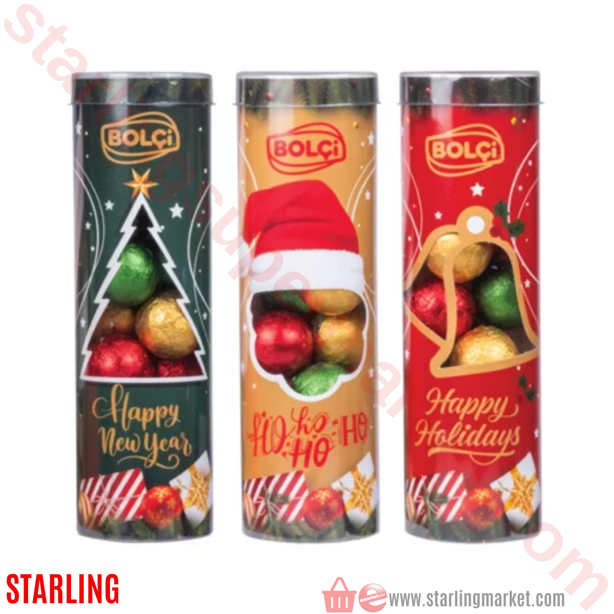 BOLCI CIKOLATA MILK CHRISTMAS BALLS 140 G