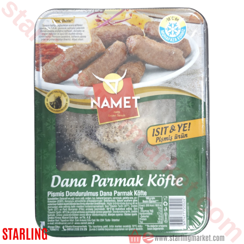 NAMET DONMUS DANA PARMAK KOFTE PISMIS 250 G