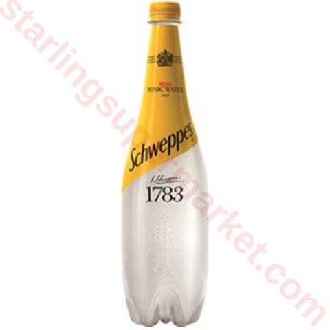 SCHWEPPES TONIC WATER 1 LT