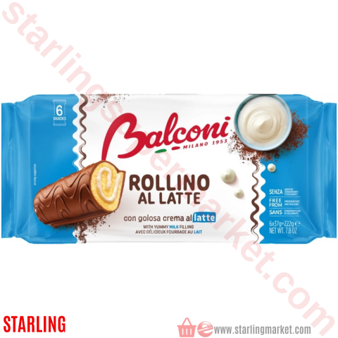 BALCONI KEK ROLLINO LATTE  6*37G 222 G