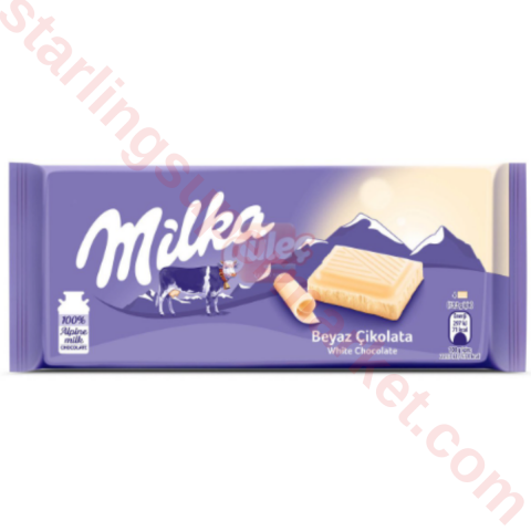 MILKA CIKOLATA TABLET BEYAZ 80 G