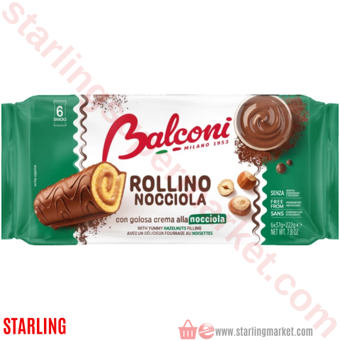 BALCONI KEK ROLLINO NOCCIOLA 6*37G 222 G
