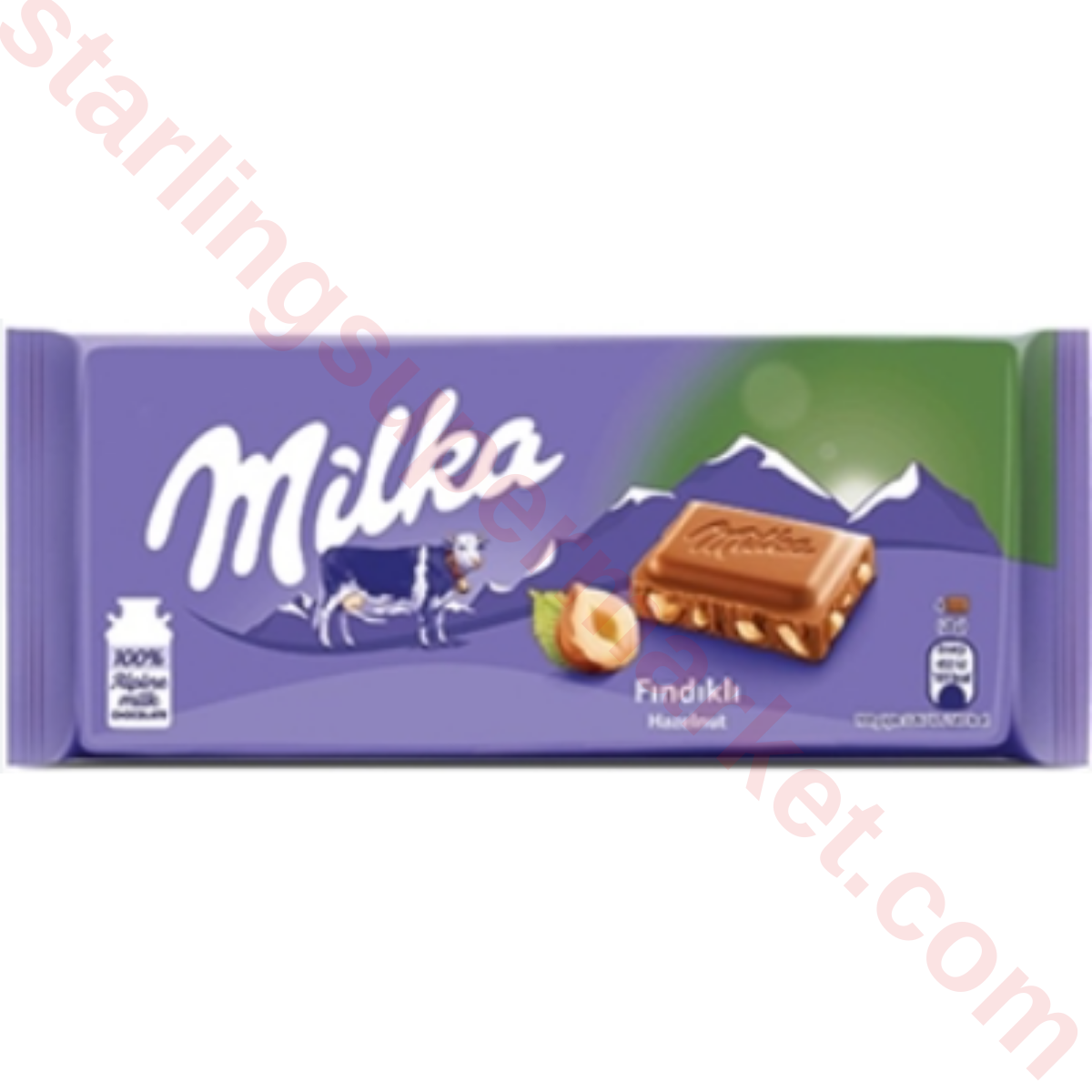 MILKA CIKOLATA TABLET FINDIKLI-SUTLU 80 G