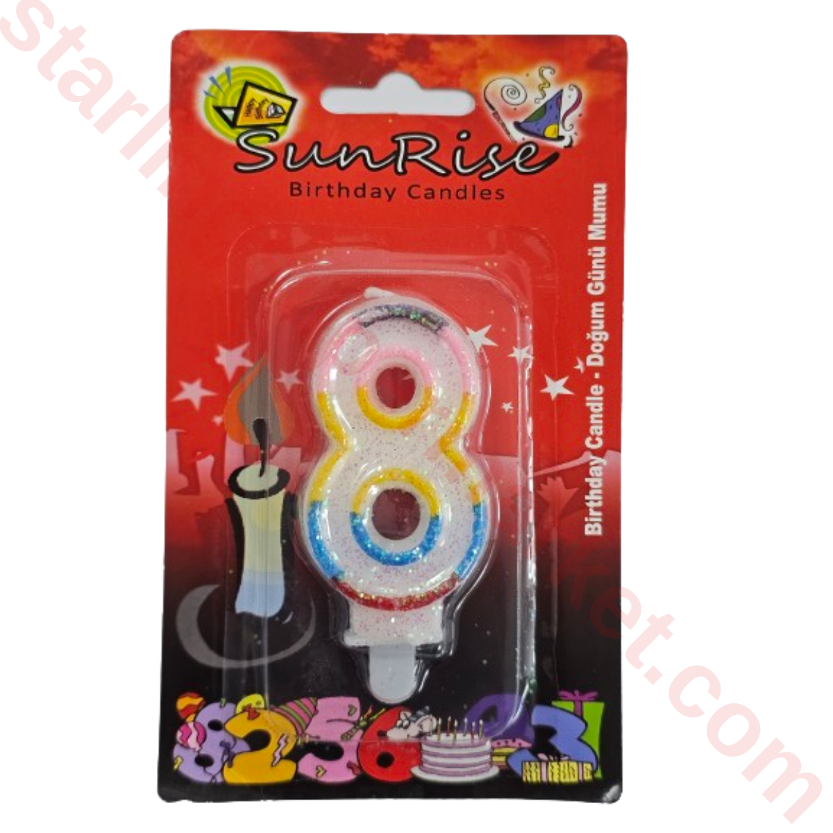 SUNRISE MUM YILDIZLI RAKAMLI NO:8
