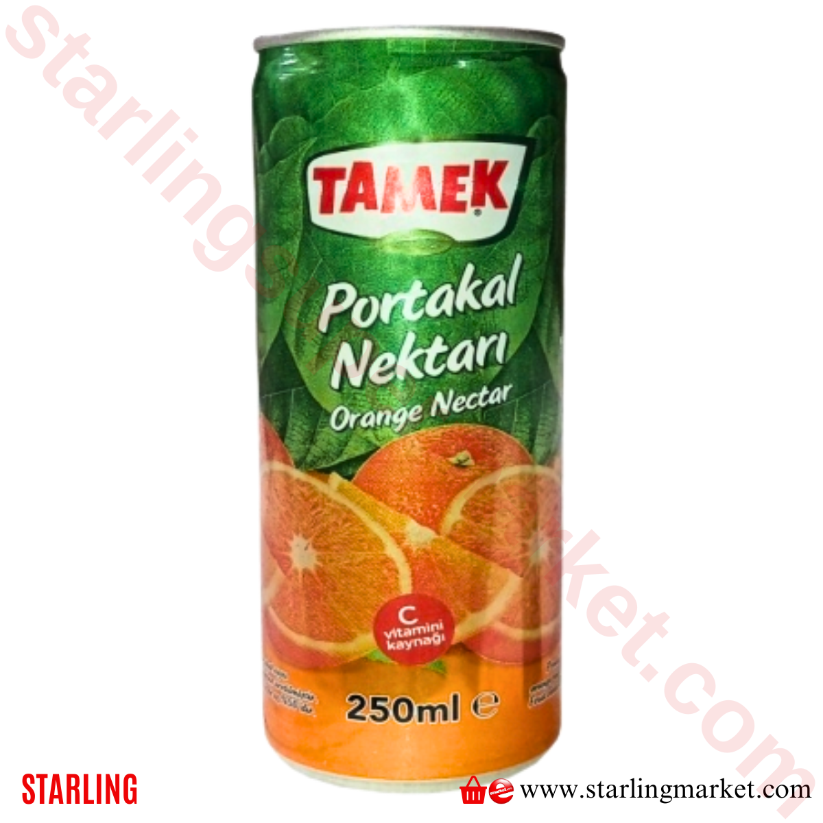 TAMEK MEYVE SUYU PORTAKAL NEKTARI KUTU 250 ML