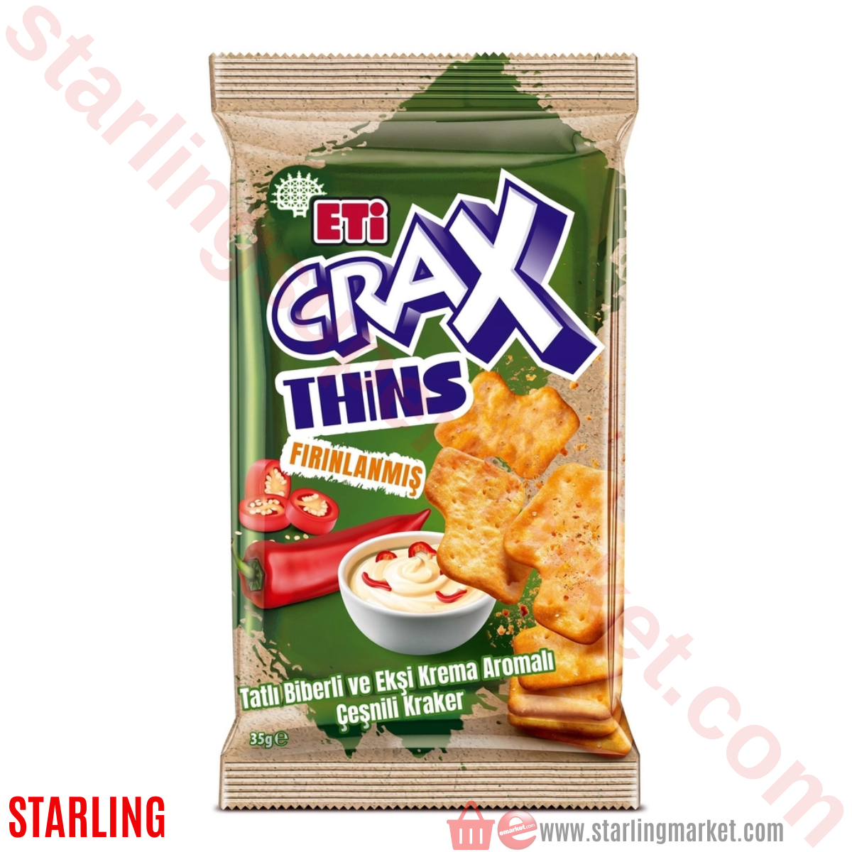 ETI CRAX CUBUK THINS TATLI BIBER KREMA 35 G