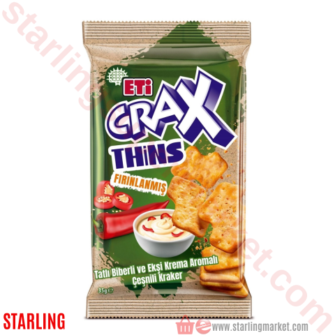 ETI CRAX CUBUK THINS TATLI BIBER KREMA 35 G