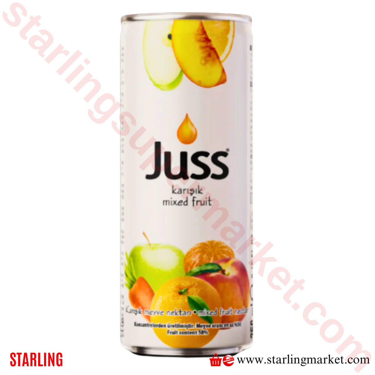 JUSS MEYVE SUYU KARISIK KUTU 250 ML