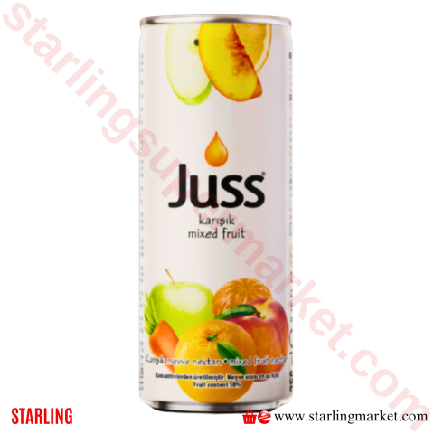 JUSS MEYVE SUYU KARISIK KUTU 250 ML