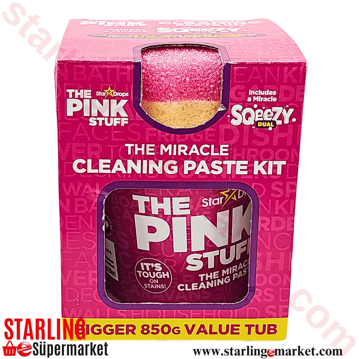 Pink Genel Temizlik Macunu+Sünger Paste 850 g